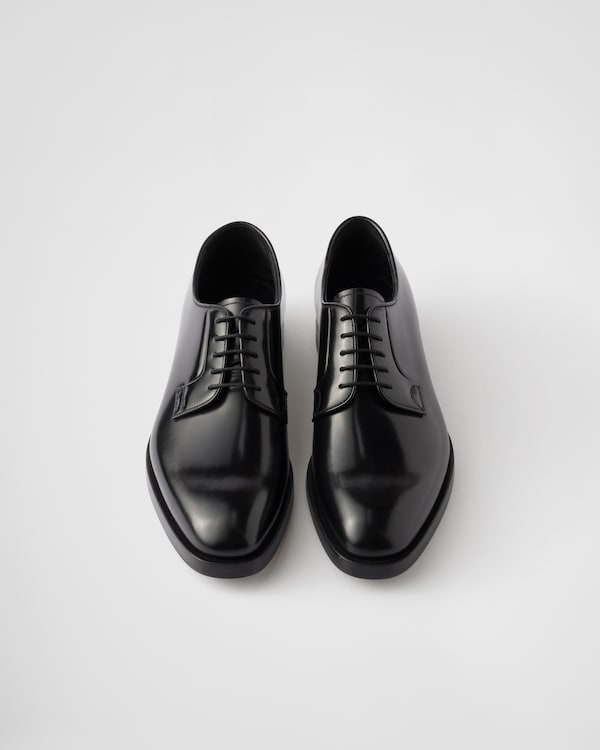 Brushed leather lace-up shoes Brushed leather lace-up shoes