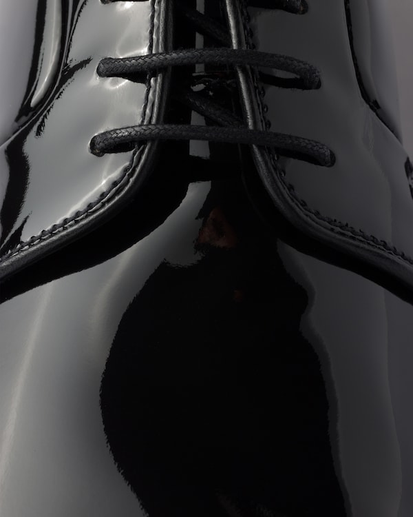 Patent leather lace-up shoes - Black Patent leather lace-up shoes - Black