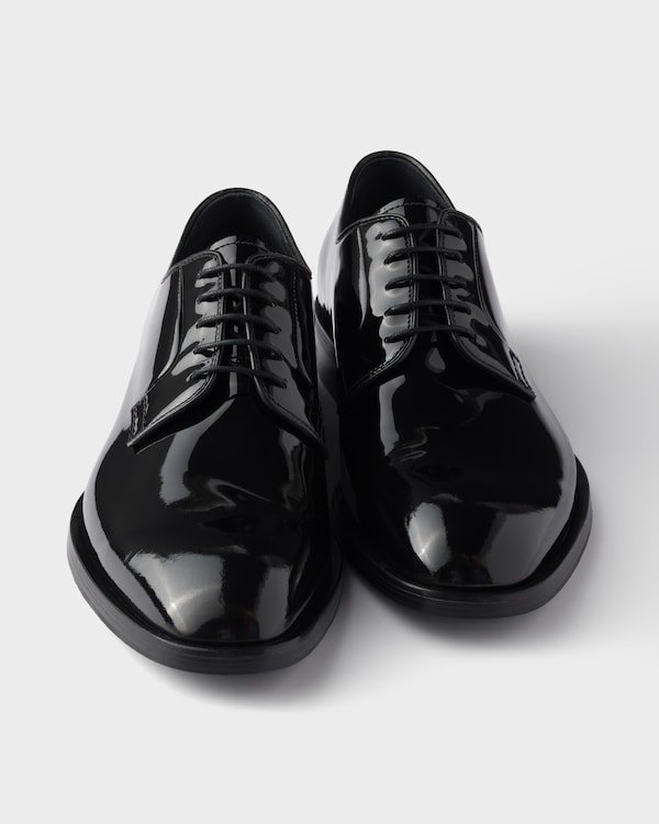 Patent leather lace-up shoes - Black Patent leather lace-up shoes - Black