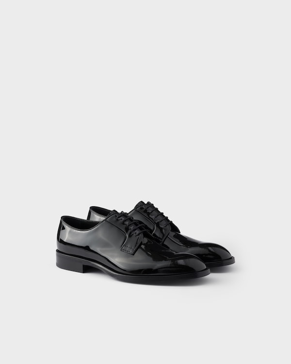 Patent leather lace-up shoes - Black Patent leather lace-up shoes - Black