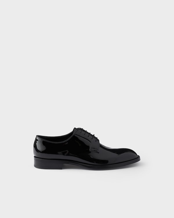 Patent leather lace-up shoes - Black Patent leather lace-up shoes - Black