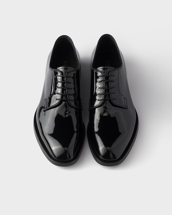 Patent leather lace-up shoes - Black Patent leather lace-up shoes - Black