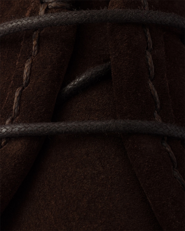 Zapatos de cordones Chocolate en ante Zapatos de cordones Chocolate en ante