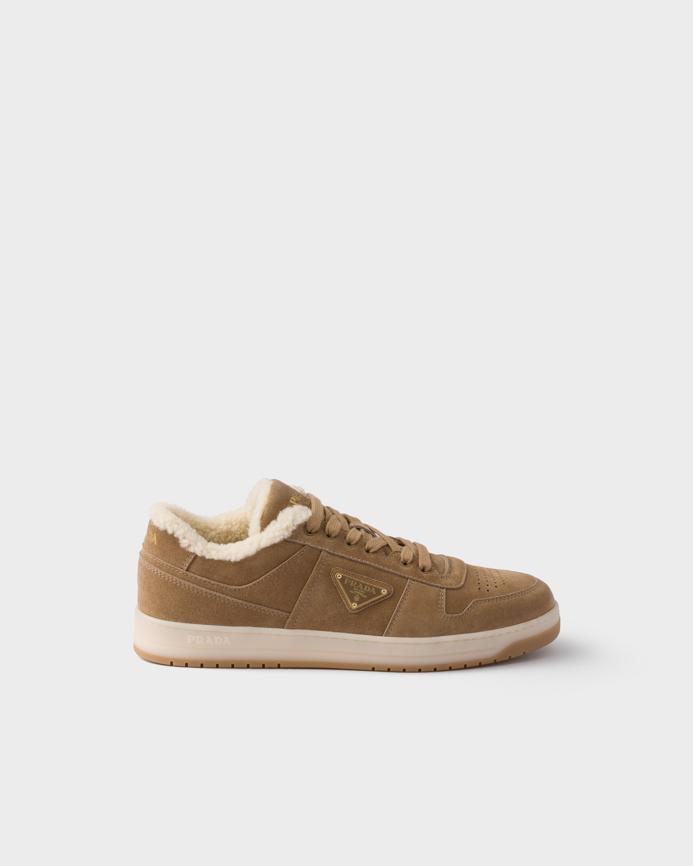 靴 Archive PRADA suede centerzip sneaker Prada Suede Sneakers | Saks Fifth Avenue