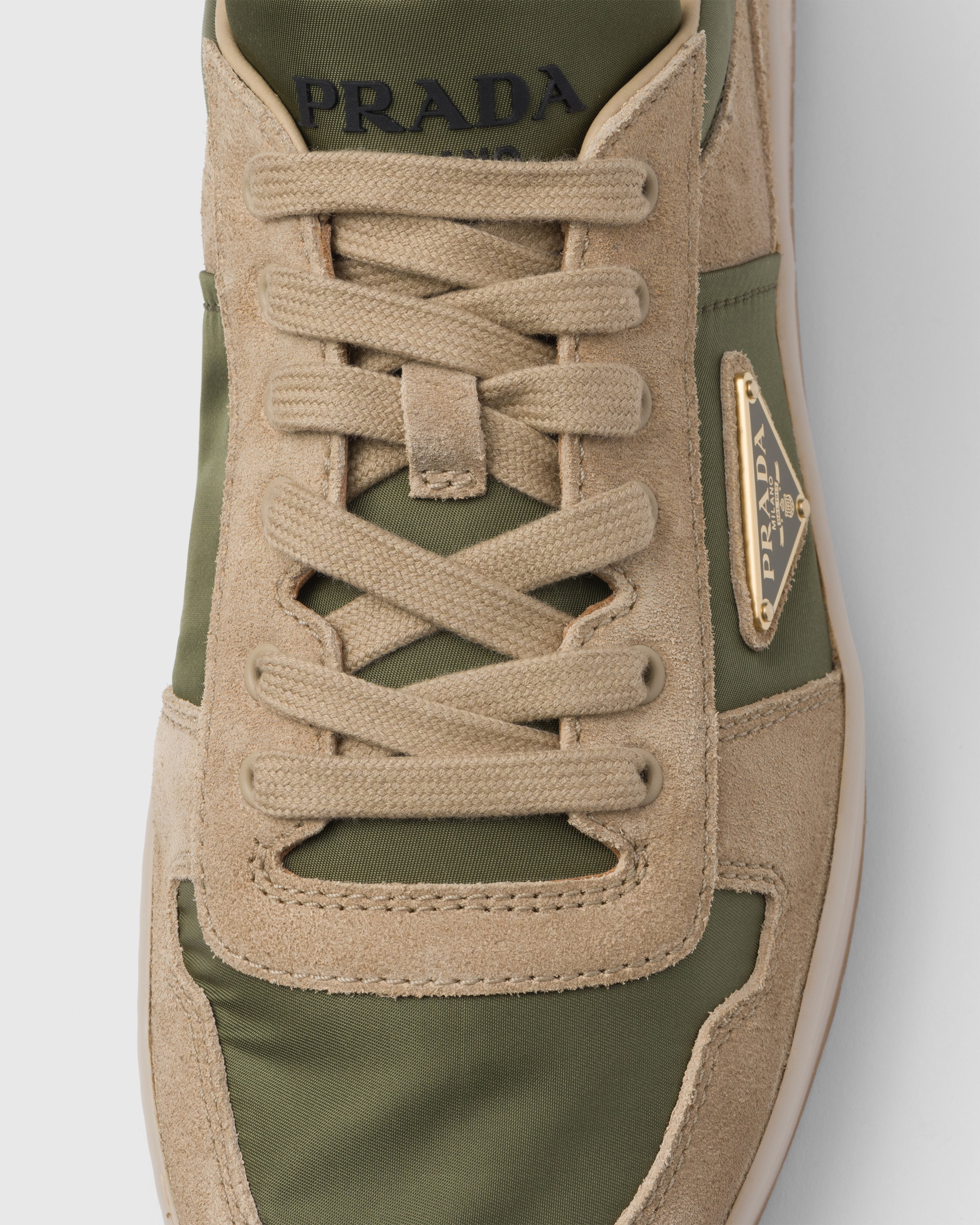 Prada green sneakers 2025