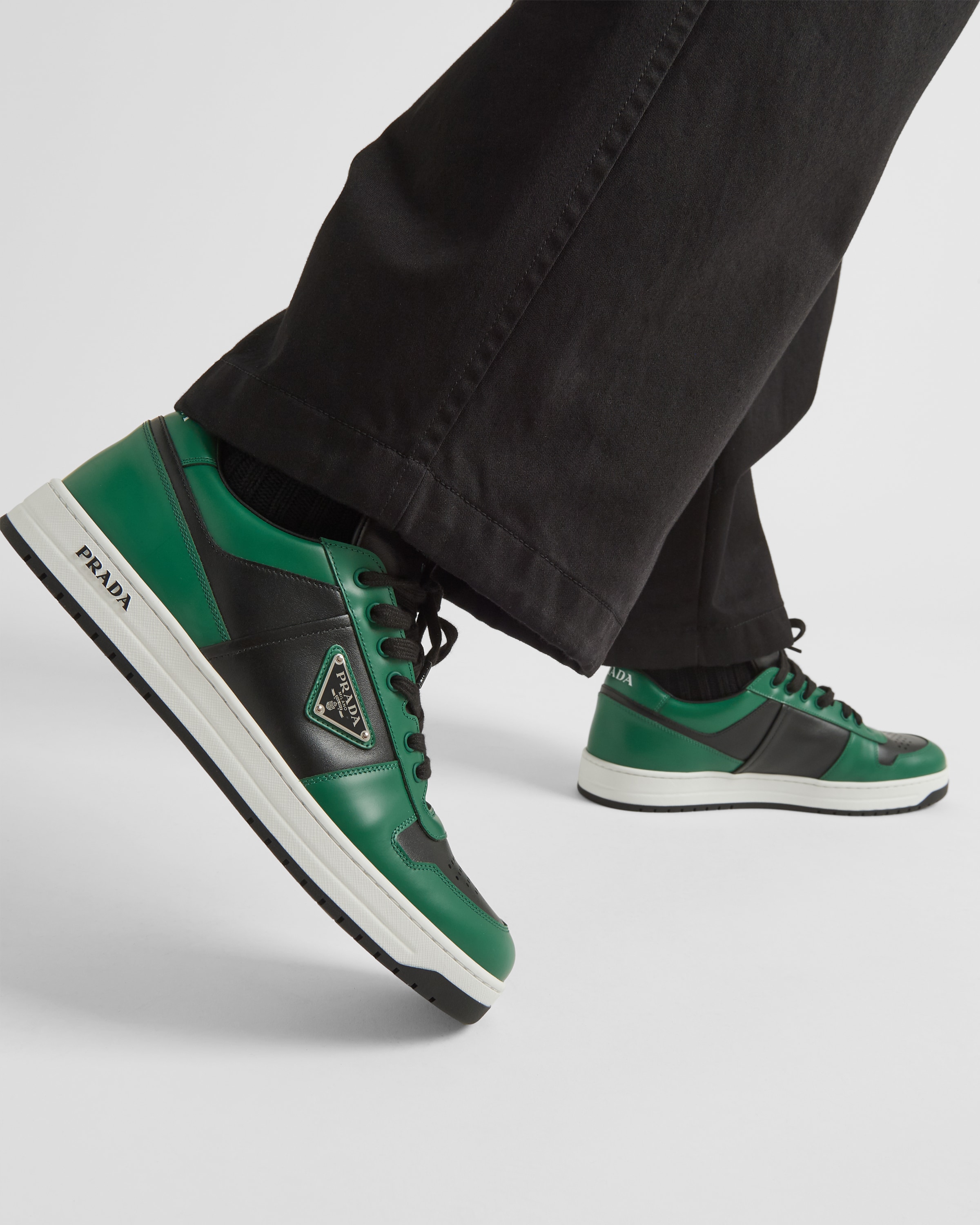 Green prada sneakers discount