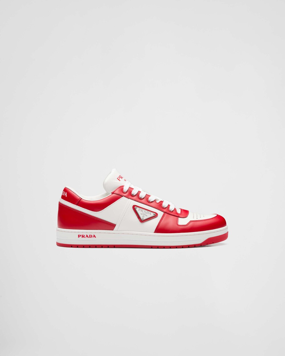 prada leather sneakers mens