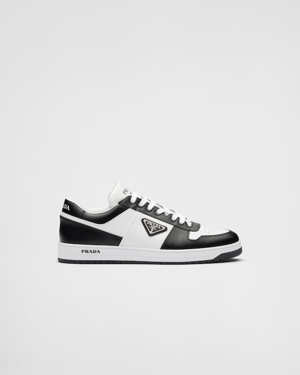 Downtown leather sneakers - White/Black Downtown leather sneakers - White/Black
