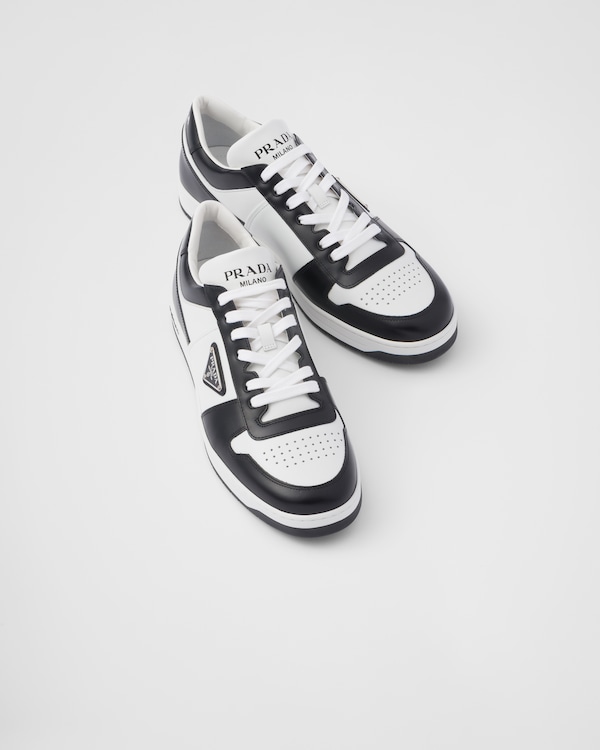Downtown leather sneakers - White/Black Downtown leather sneakers - White/Black