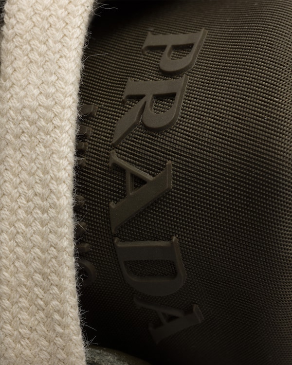 Downtown Re-Nylon and suede sneakers - Camouflage Green Downtown Re-Nylon and suede sneakers - Camouflage Green