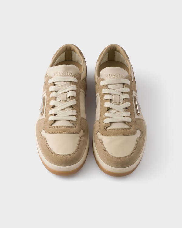 سنيكيرز Downtown من قماش رينايلون وجلد سويدي - Desert سنيكيرز Downtown من قماش رينايلون وجلد سويدي - Desert