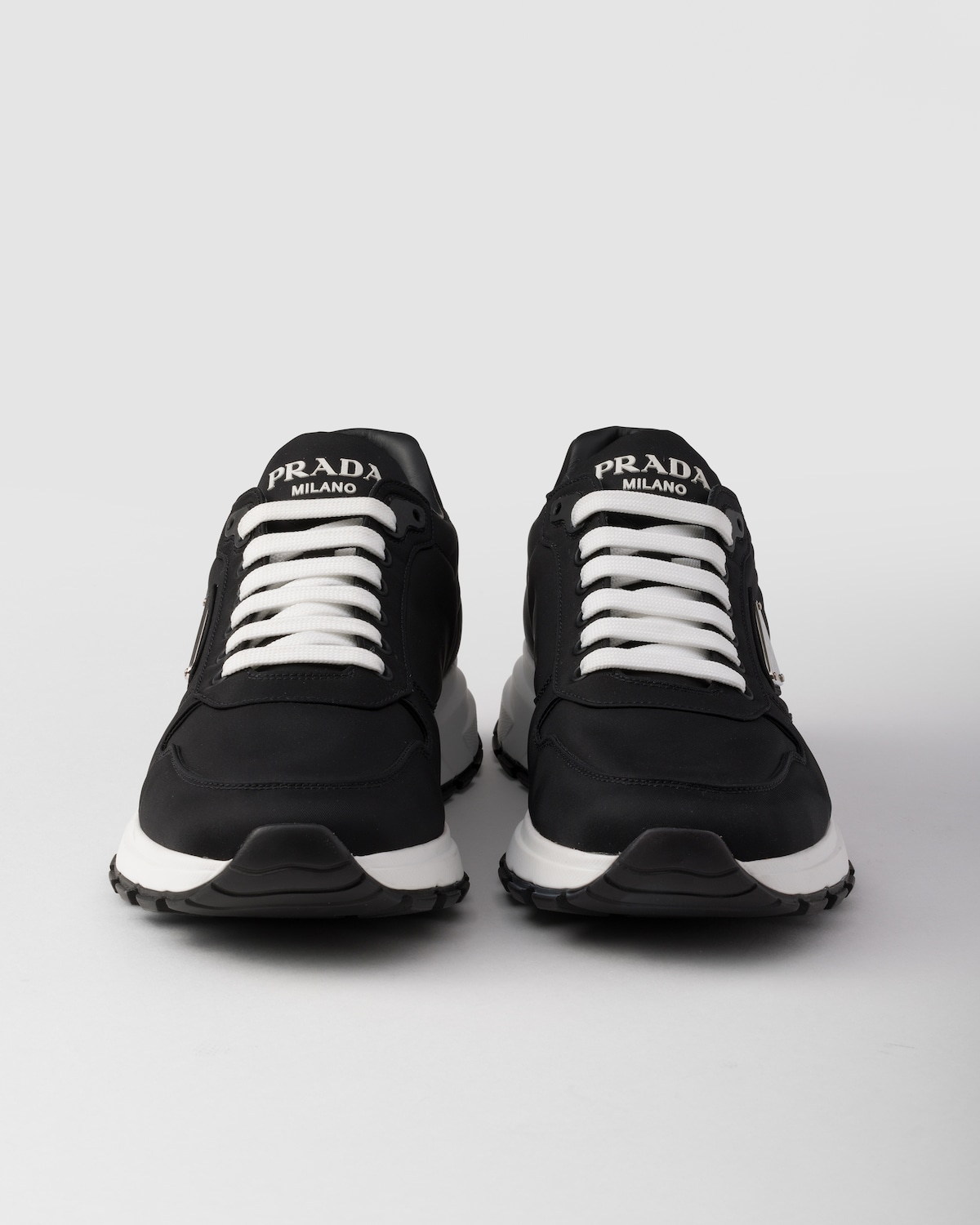 Black Prax 01 Re-nylon Sneakers | PRADA