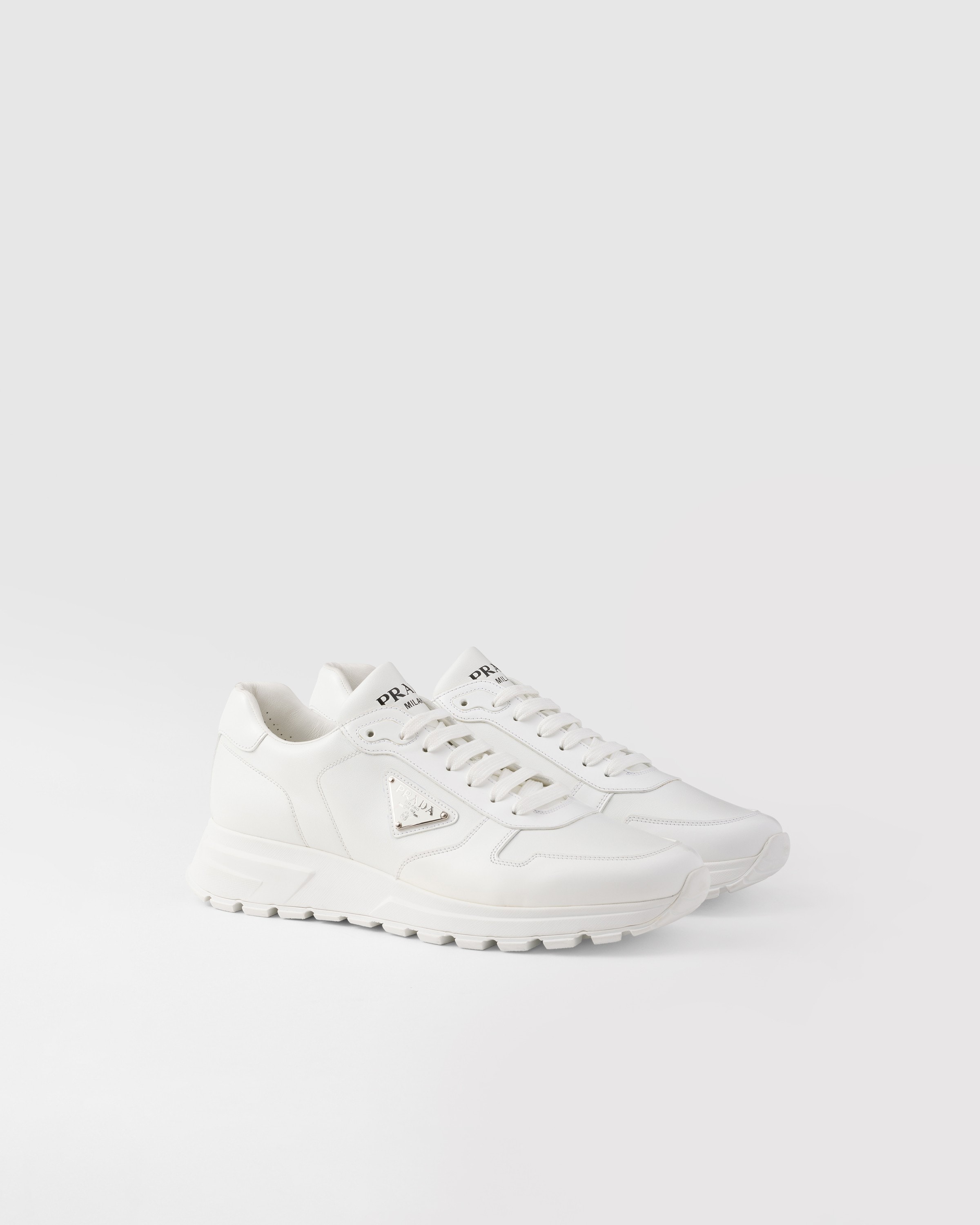 White prada trainers mens best sale