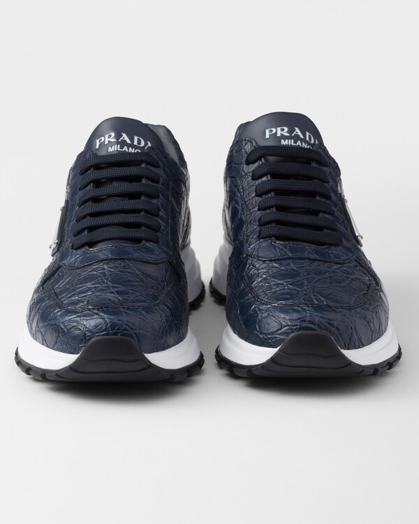 سنيكيرز Prax 01 من جلد التمساح - التراماين/أبيض سنيكيرز Prax 01 من جلد التمساح - التراماين/أبيض