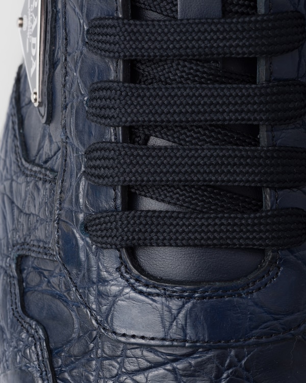 سنيكيرز Prax 01 من جلد التمساح - التراماين/أبيض سنيكيرز Prax 01 من جلد التمساح - التراماين/أبيض