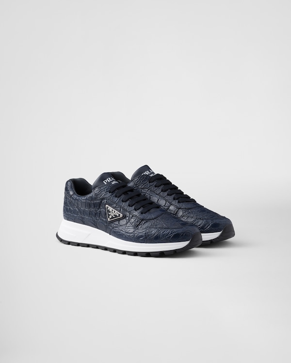 سنيكيرز Prax 01 من جلد التمساح - التراماين/أبيض سنيكيرز Prax 01 من جلد التمساح - التراماين/أبيض