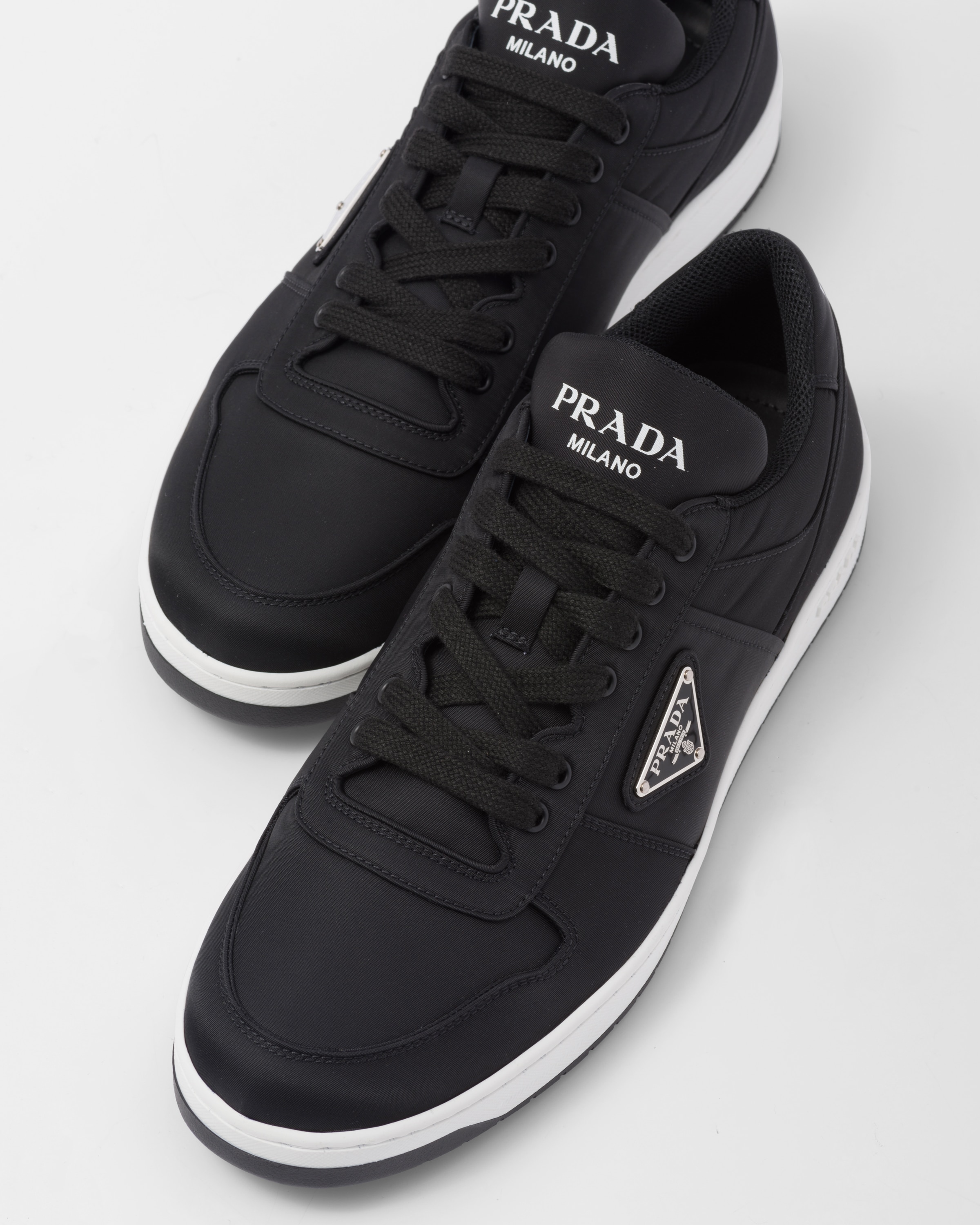 ballet Allerlei soorten Tub Black Re-nylon Sneakers | PRADA