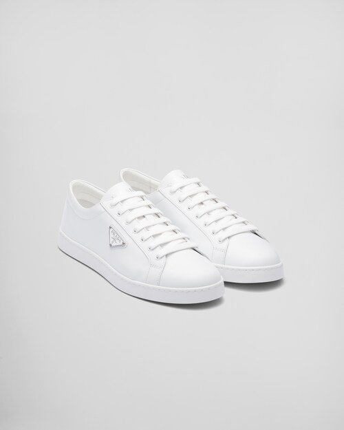 Prada Brushed leather sneakers 1