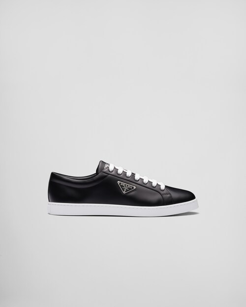 Prada Brushed leather sneakers 2