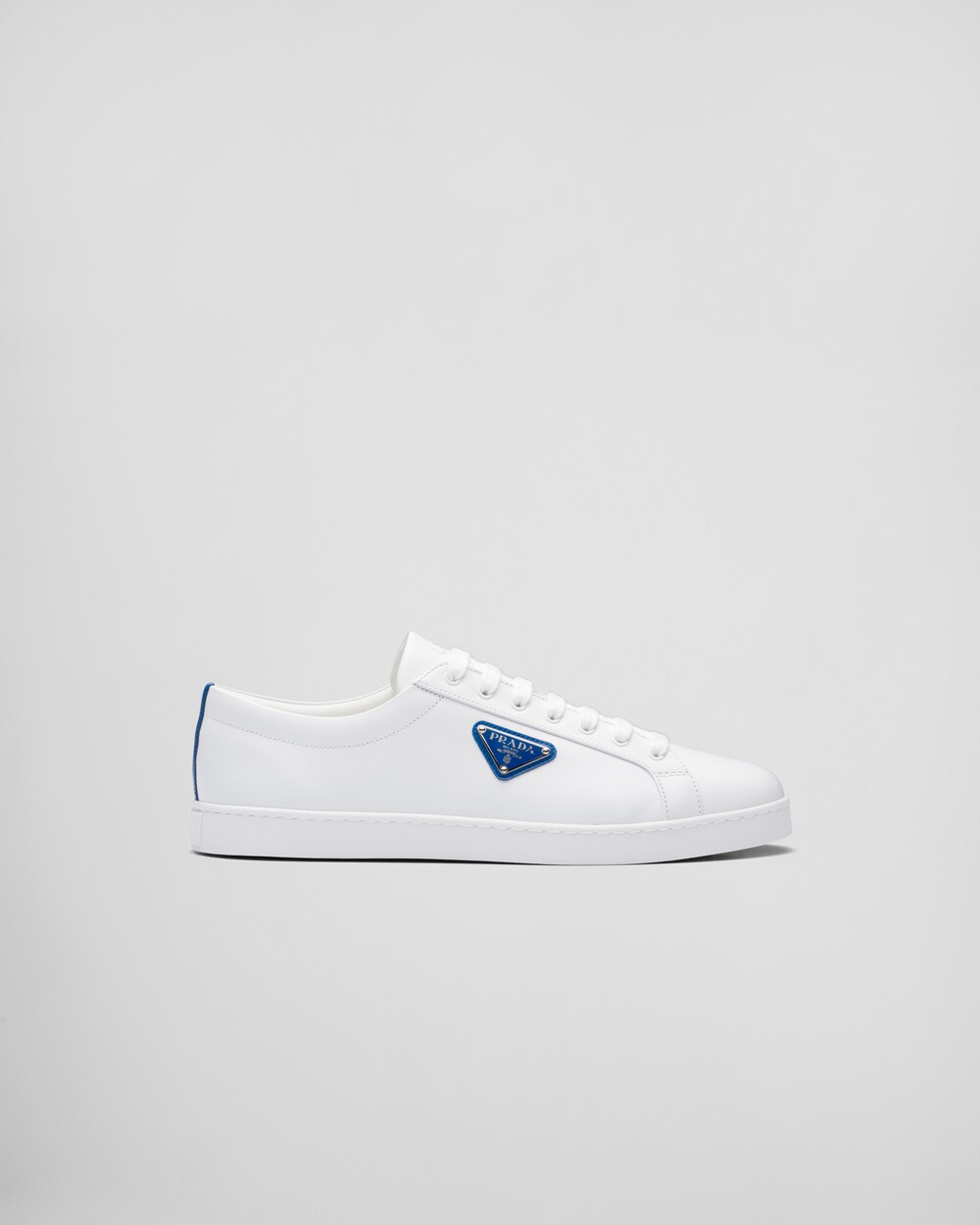 prada white leather sneakers