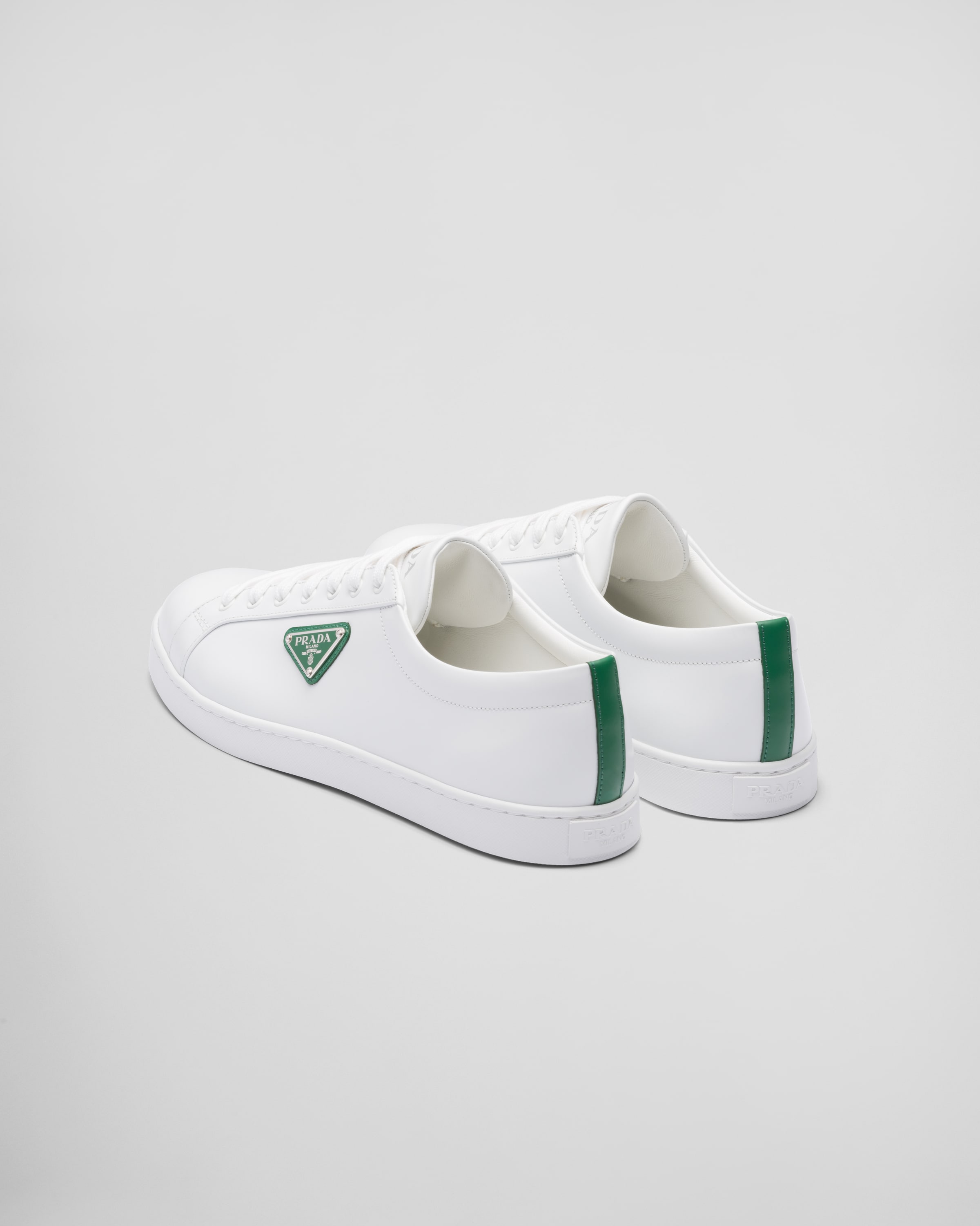 Prada Brushed leather sneakers 5