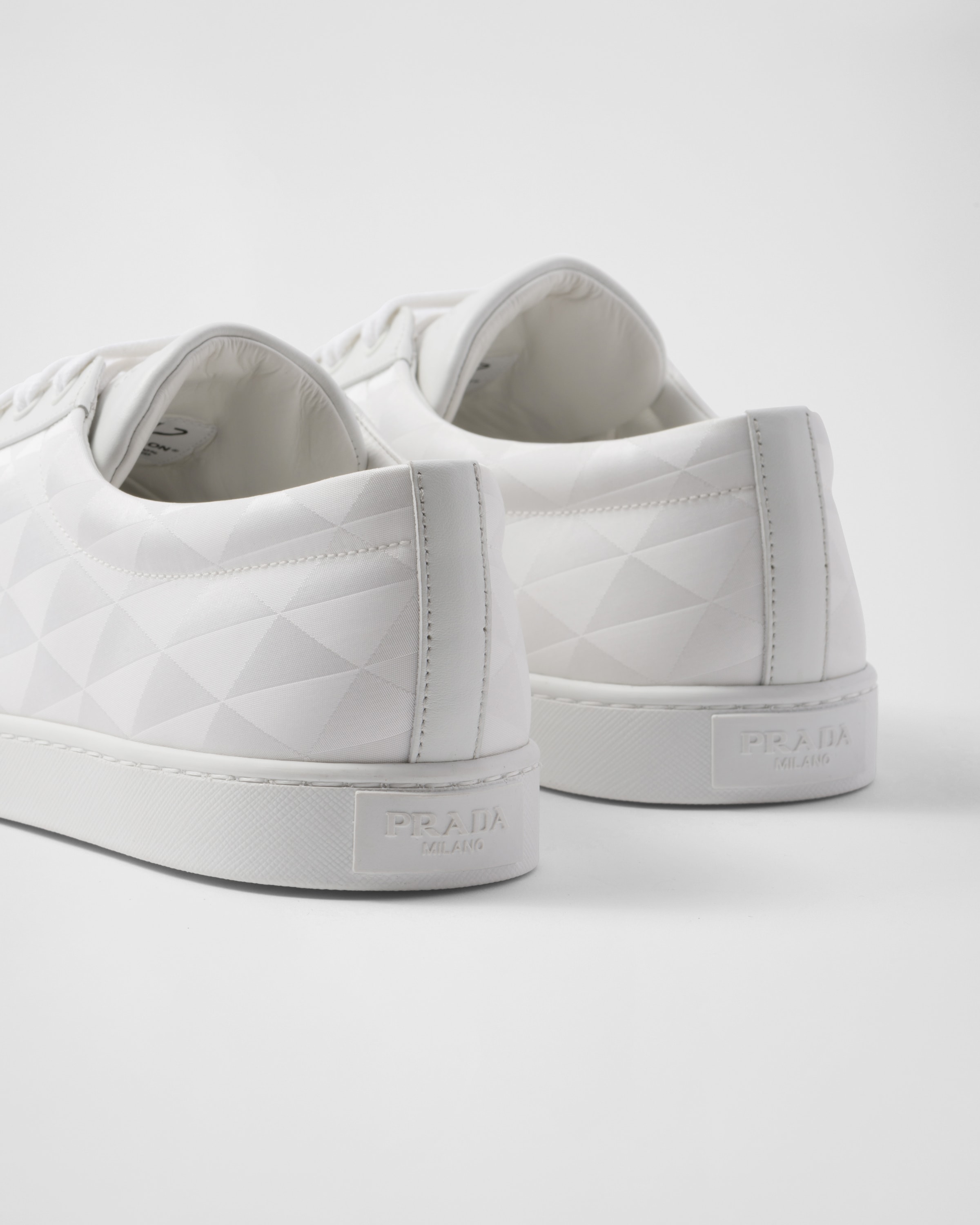 Prada quilted cheap leather sneaker