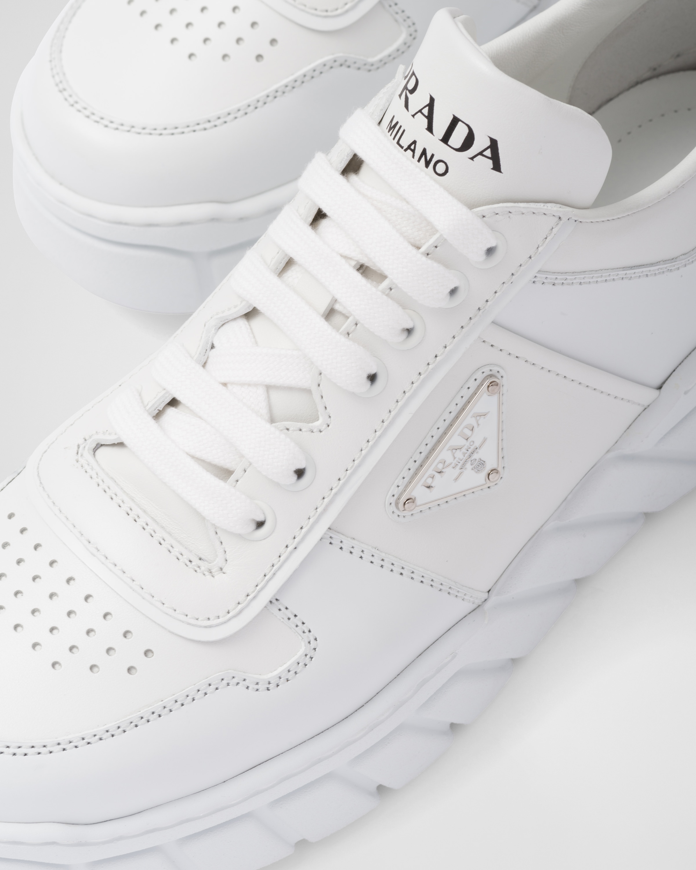 White prada tennis shoes outlet