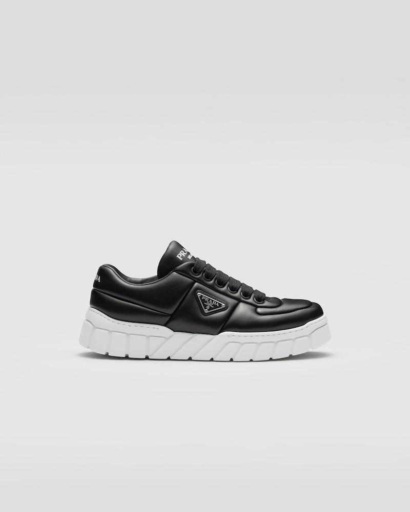Leather on sale prada shoes