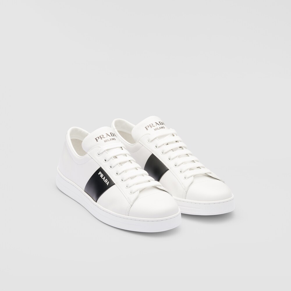 Prada Sneakers in pelle spazzolata e pelle 1