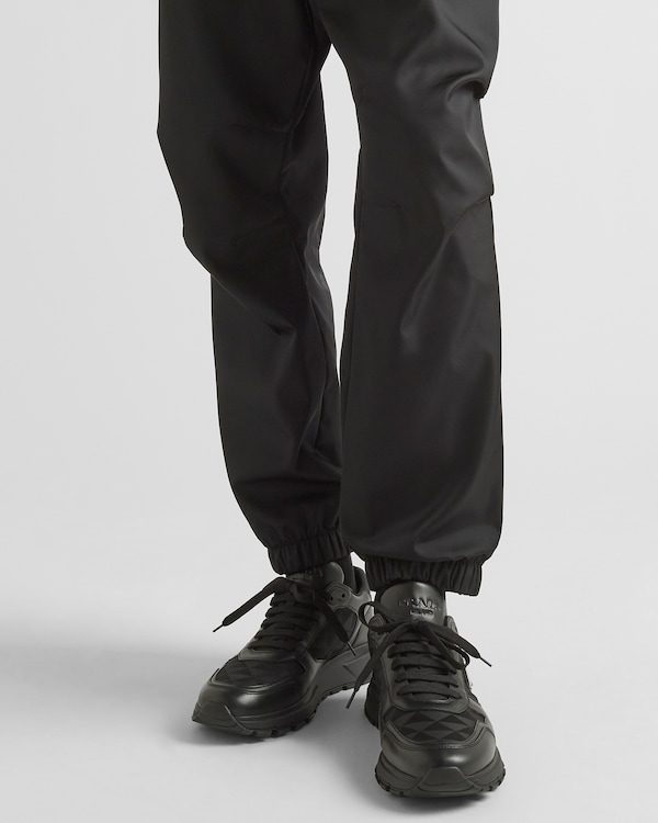 皮革与Re-Nylon高帮运动鞋 皮革与Re-Nylon高帮运动鞋