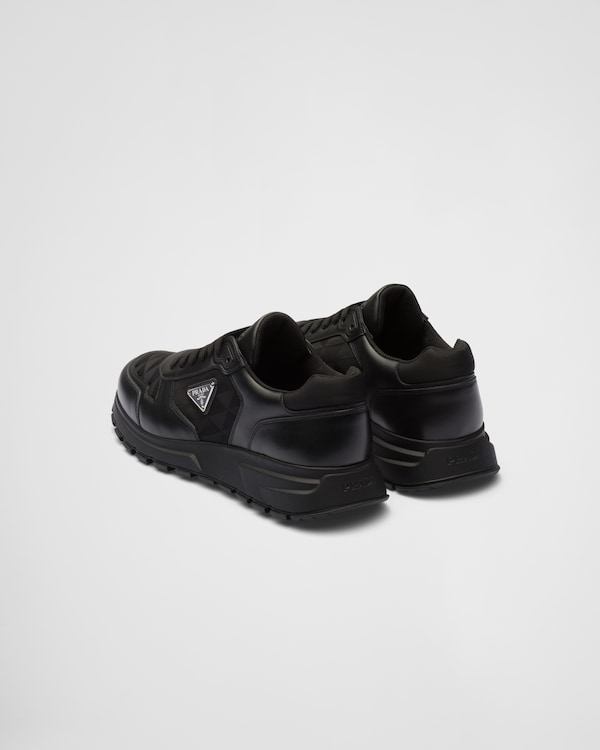 皮革与Re-Nylon高帮运动鞋 皮革与Re-Nylon高帮运动鞋