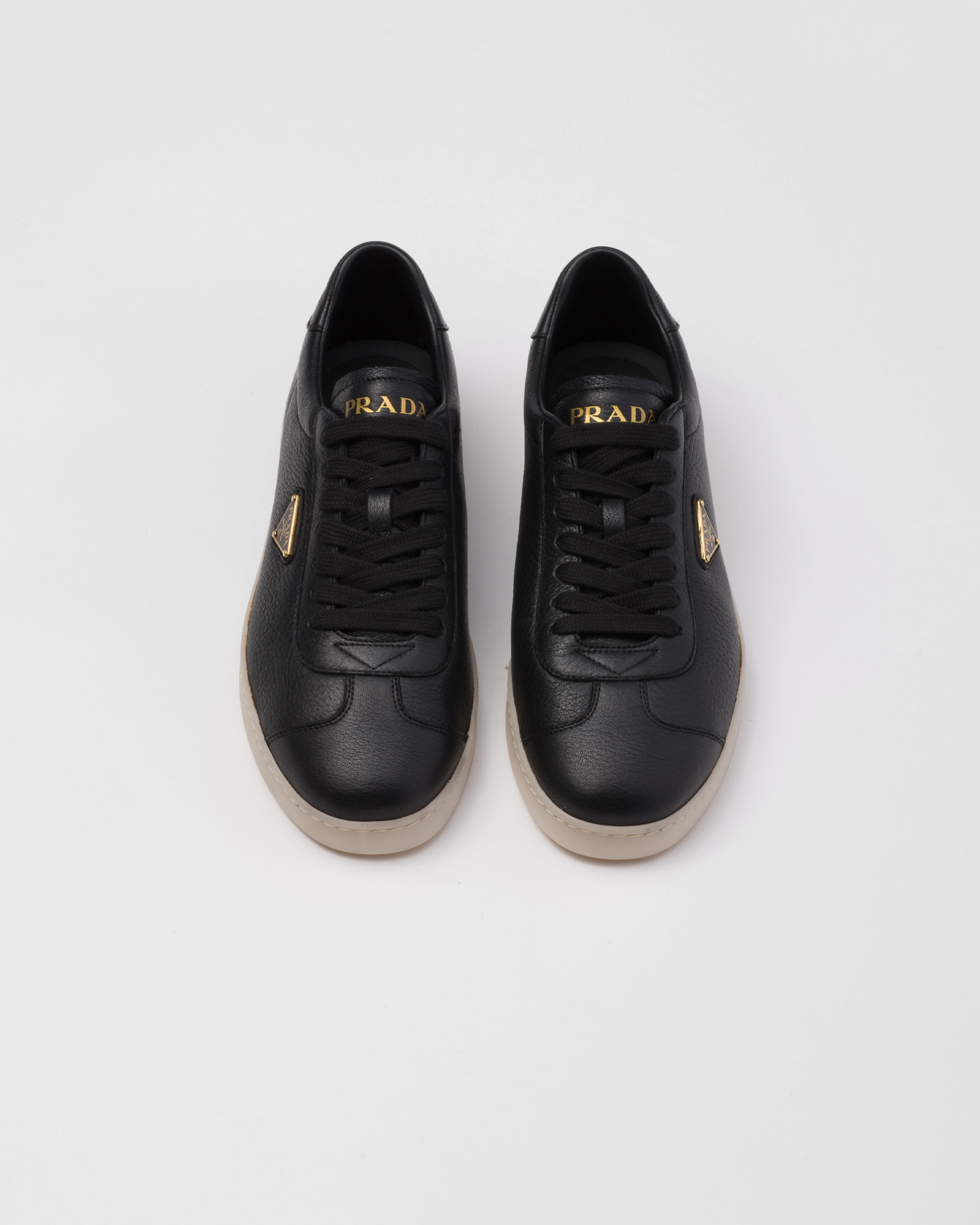ブラック レーン ディアスキン スニーカー | PRADA