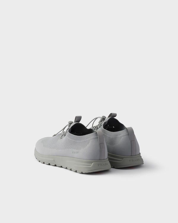 Prax stretch knit sneakers - Cloudy Gray Prax stretch knit sneakers - Cloudy Gray