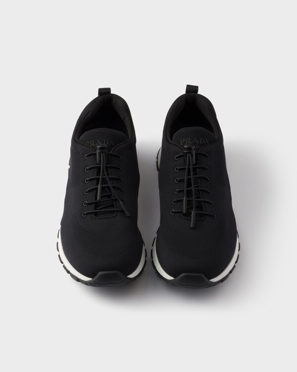 Stretch knit sneakers - Black Stretch knit sneakers - Black