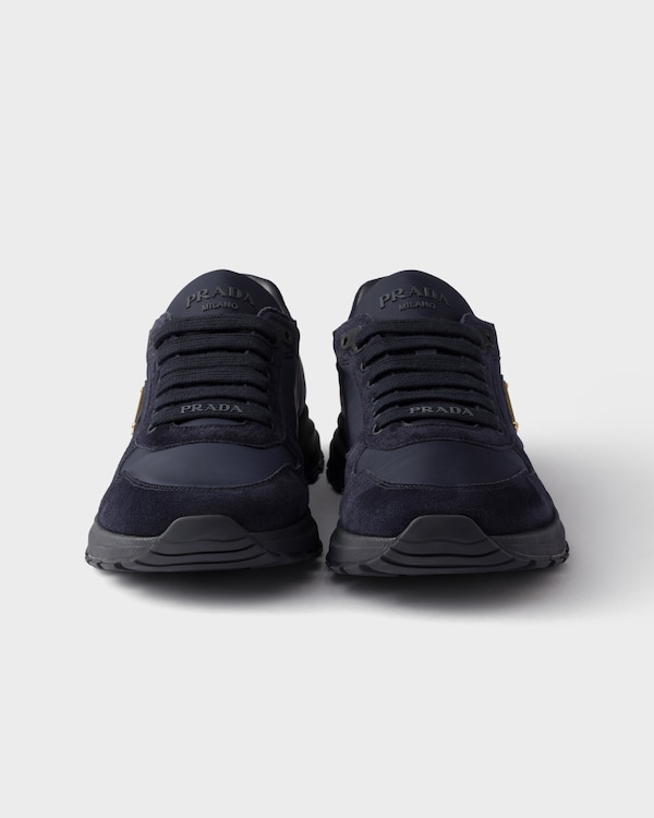 Sneakers Prax 2.0 in Re-Nylon e pelle scamosciata Sneakers Prax 2.0 in Re-Nylon e pelle scamosciata