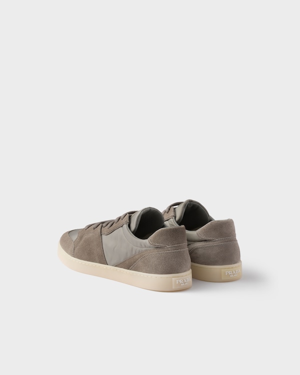Suede and Re-Nylon sneakers Suede and Re-Nylon sneakers