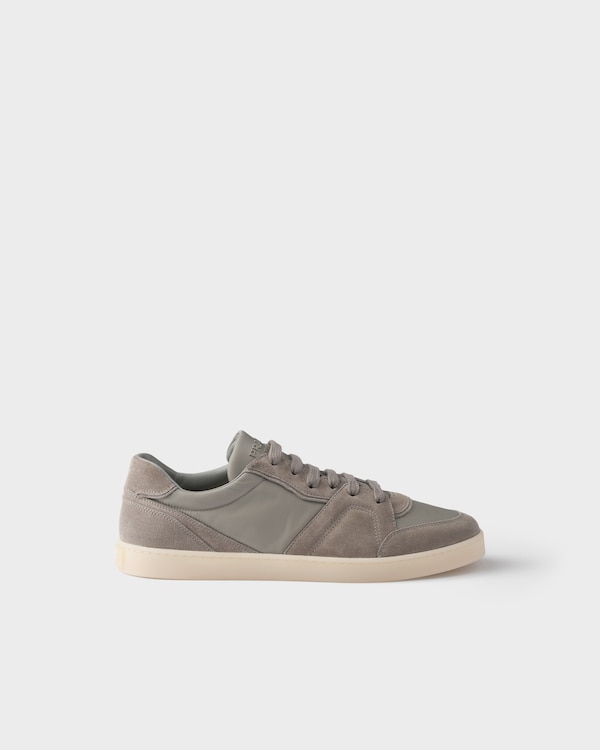 Suede and Re-Nylon sneakers Suede and Re-Nylon sneakers
