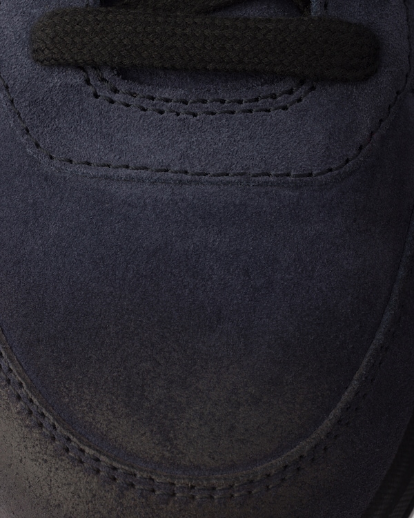 Prax Sneaker aus gealtertem Veloursleder - Blau Prax Sneaker aus gealtertem Veloursleder - Blau
