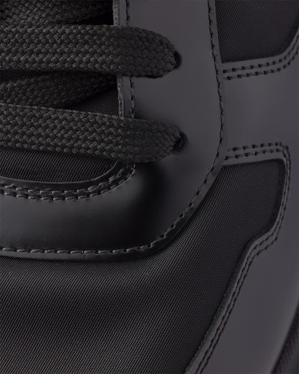 Prax Re-Nylon and leather sneakers Prax Re-Nylon and leather sneakers