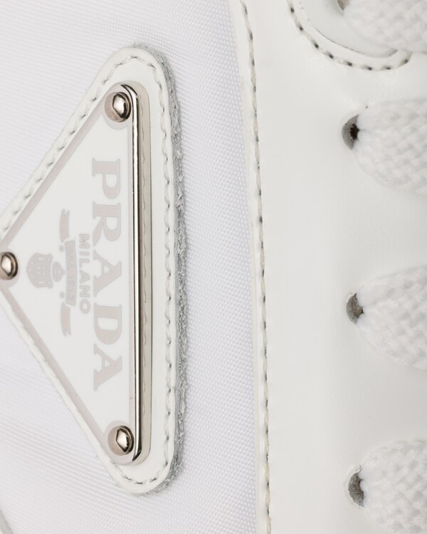 Prax Re-Nylon and leather sneakers Prax Re-Nylon and leather sneakers