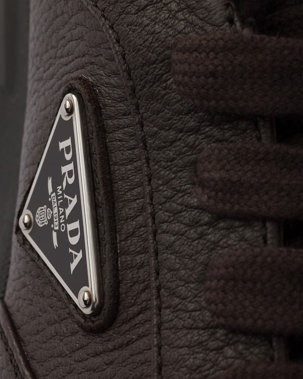 Prax Sneaker aus Leder - Kaffeebraun Prax Sneaker aus Leder - Kaffeebraun