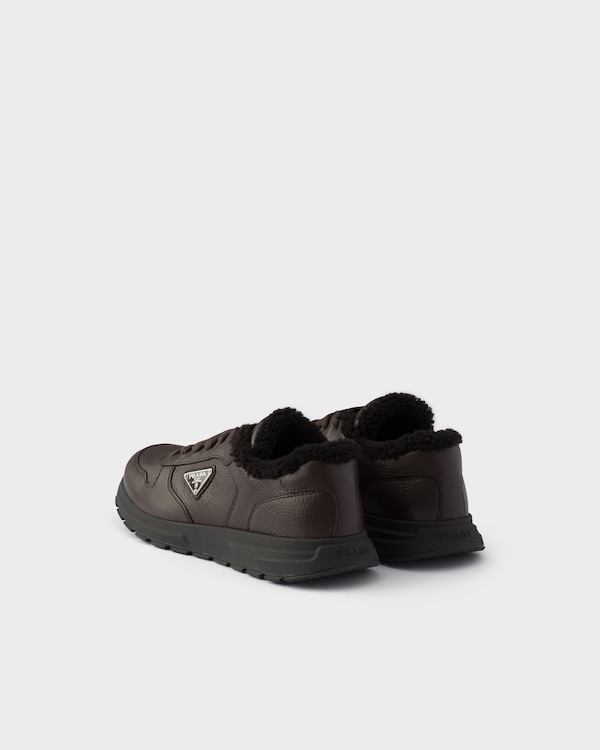 Prax Sneaker aus Leder - Kaffeebraun Prax Sneaker aus Leder - Kaffeebraun