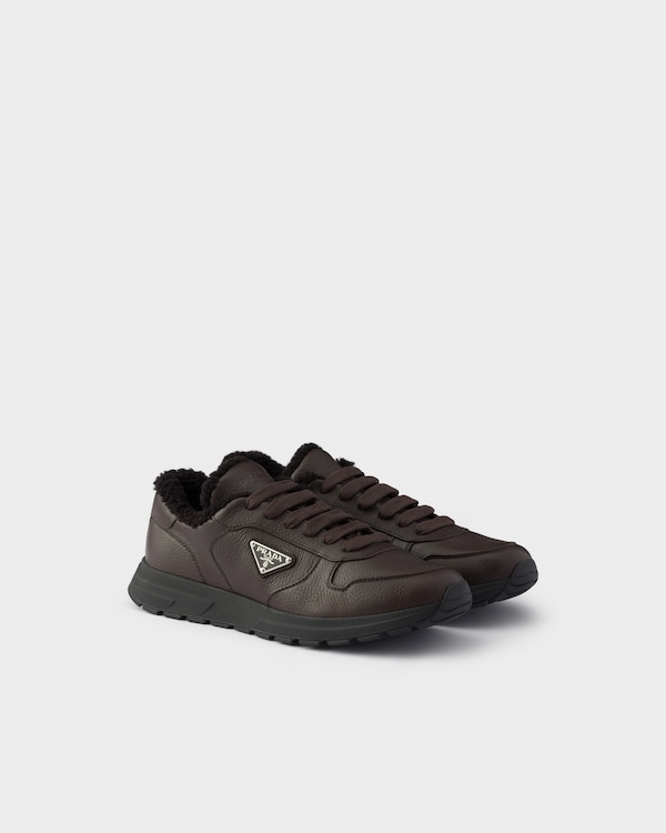 Prax Sneaker aus Leder - Kaffeebraun Prax Sneaker aus Leder - Kaffeebraun