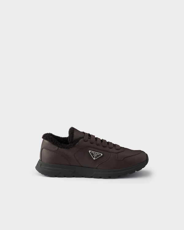 Prax Sneaker aus Leder - Kaffeebraun Prax Sneaker aus Leder - Kaffeebraun