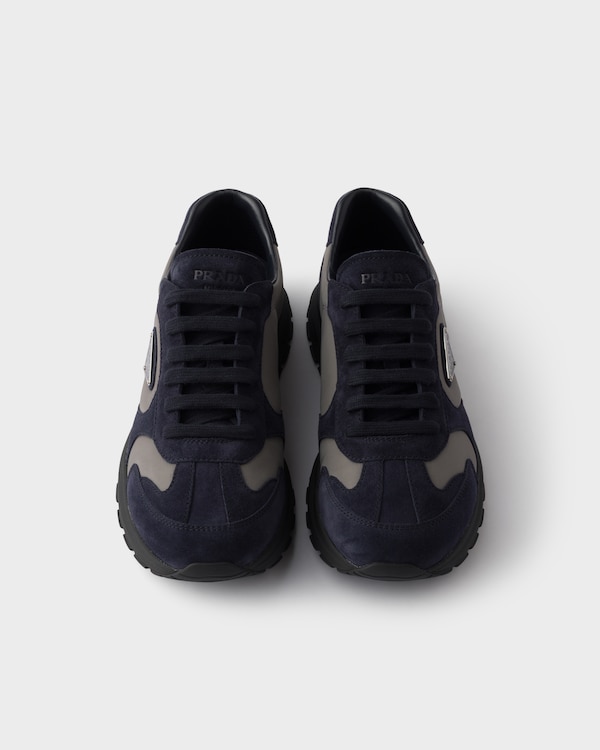 سنيكيرز Prax من جلد سويدي وقماش رينايلون سنيكيرز Prax من جلد سويدي وقماش رينايلون