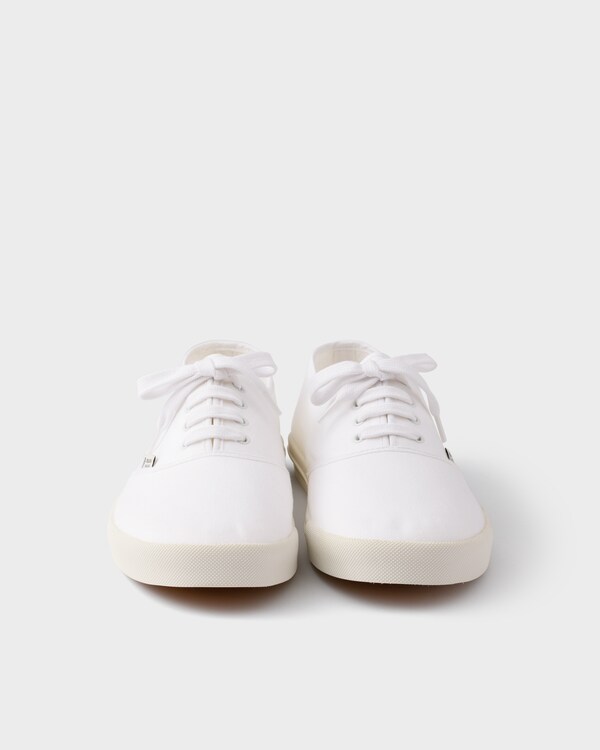 Cotton fabric sneakers - White Cotton fabric sneakers - White
