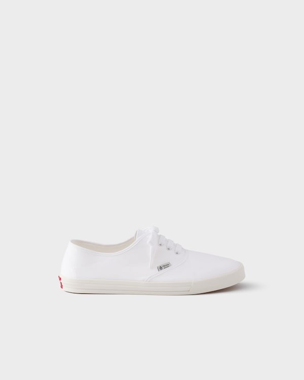 Cotton fabric sneakers - White Cotton fabric sneakers - White