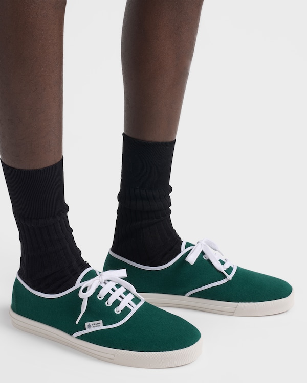 Drill fabric sneakers - Oleander Green Drill fabric sneakers - Oleander Green