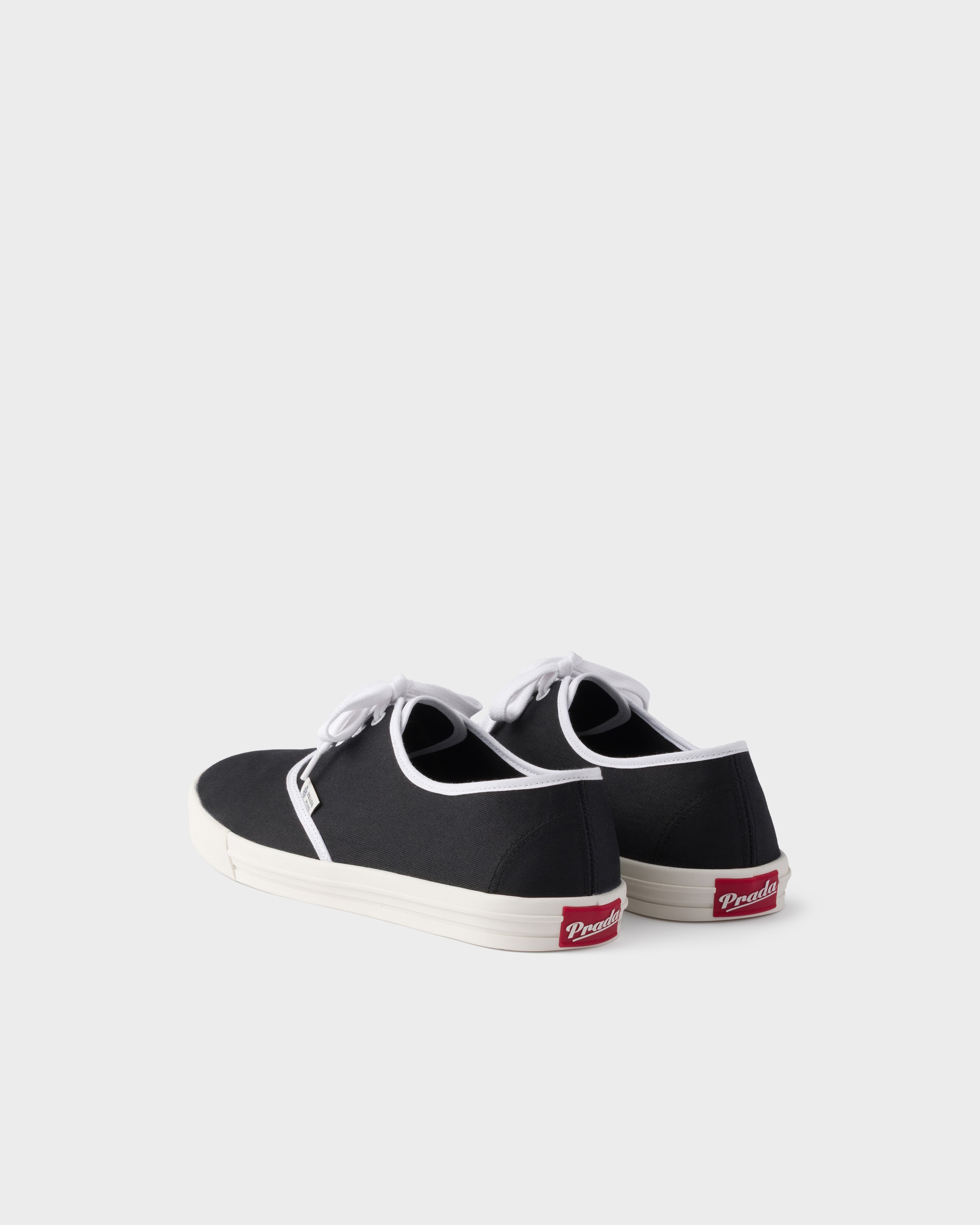 Black Drill fabric sneakers | PRADA