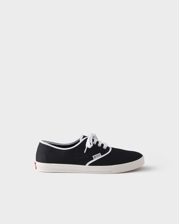 Cotton fabric sneakers - Black Cotton fabric sneakers - Black